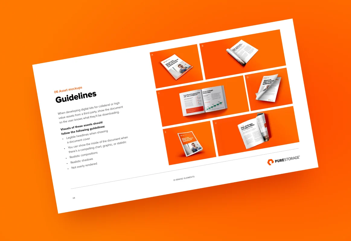 A spread from the Everpure demand generation guidelines