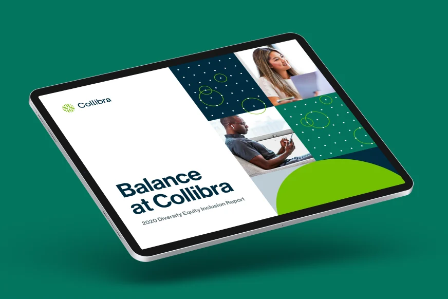 A Collibra campaign page on a tablet