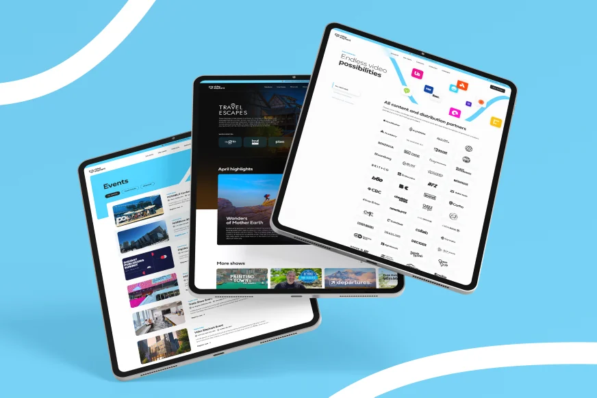 Responsive page layouts across desktop and mobile